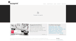 Desktop Screenshot of eccoprint.dk